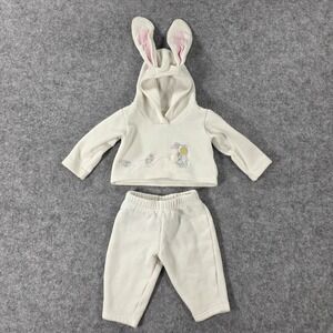 Disney Store Winnie The Pooh Baby White Pajamas 3 Month Bunny Rabbit Outfit